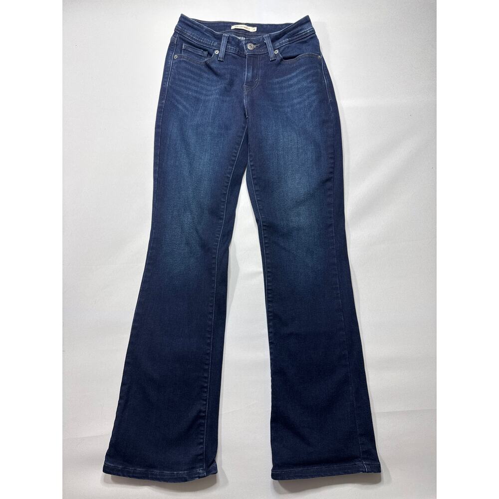Levi's 529 Women's Curvy Bootcut Blue Jeans - Size 4M - 27x32 (25x31)